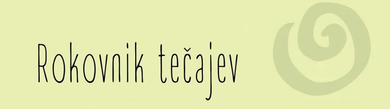 Rokovnik tečajev 2025/26