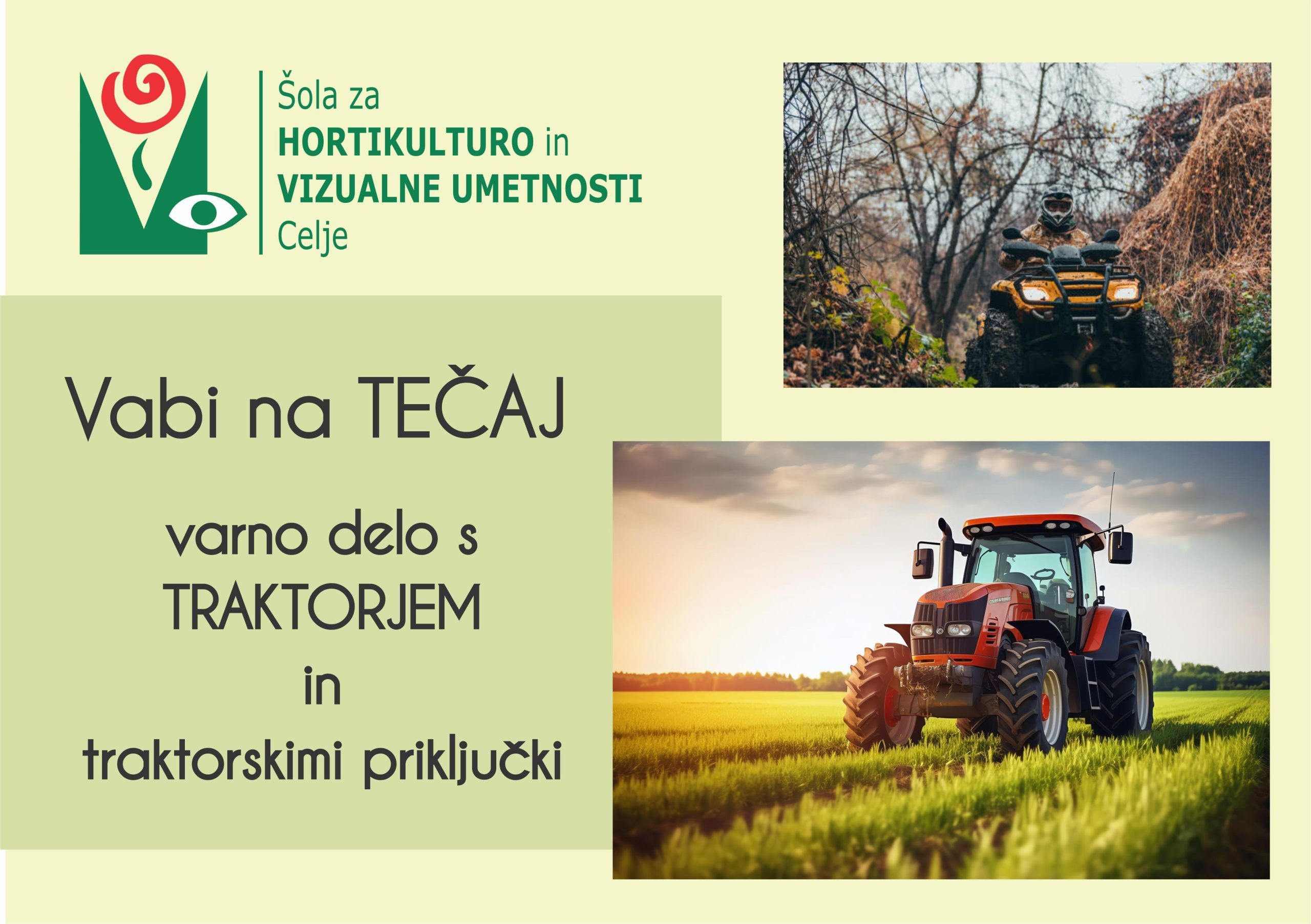 Varno delo s traktorjem in traktorskimi priključki – MAJ