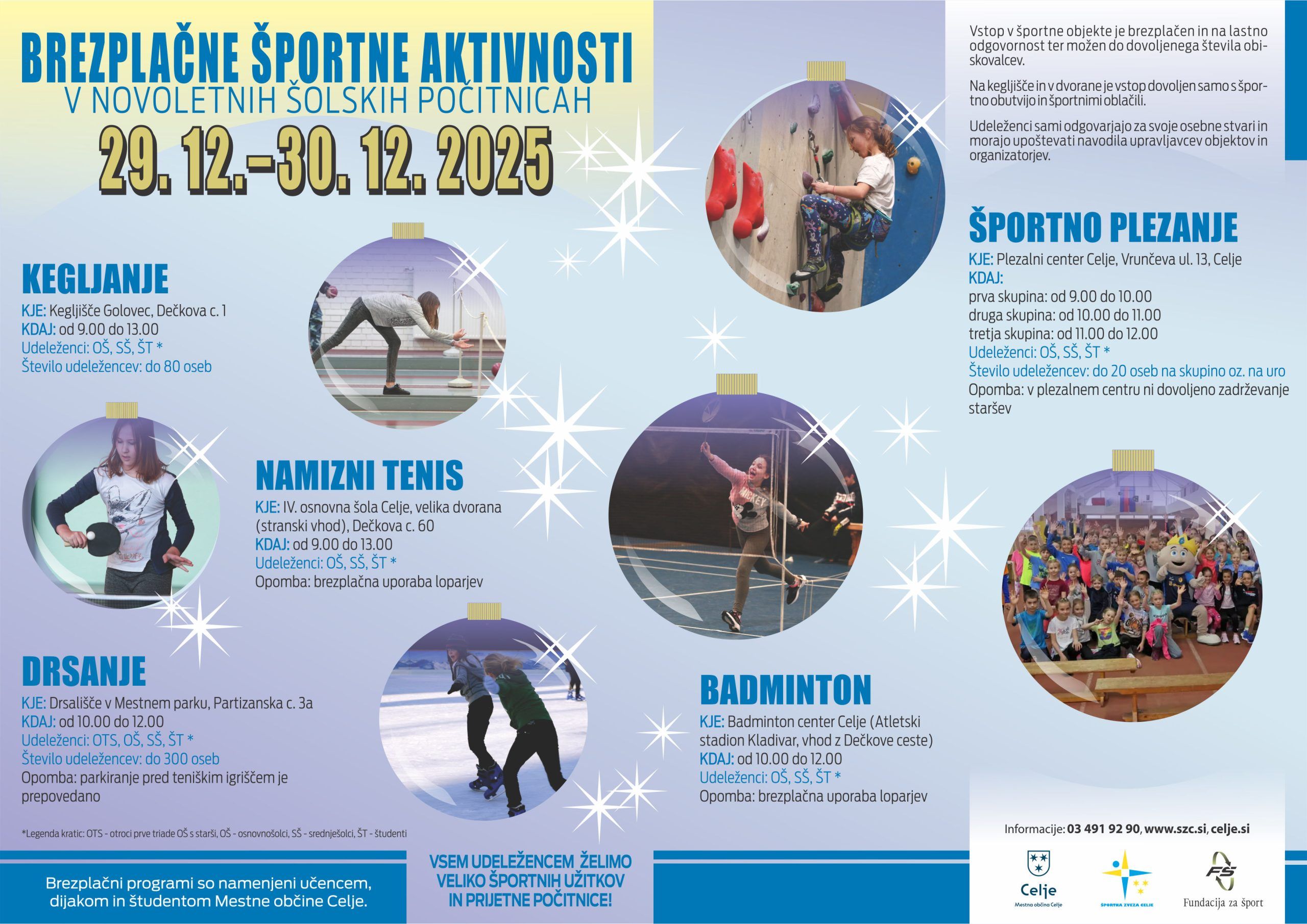 Brezplačne športne aktivnosti