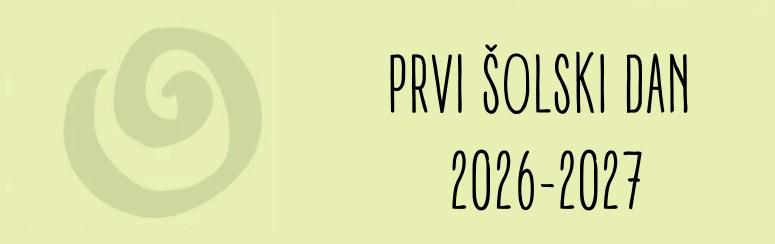 Obvestilo za dijake – prvi šolski dan, 1. 9. 2026