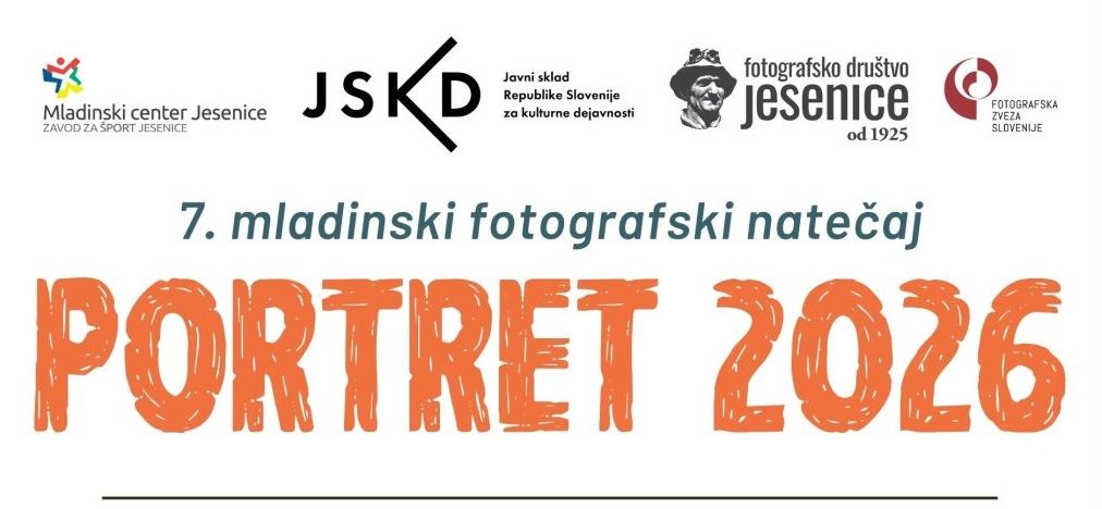 Mladinski fotografskega natečaja »PORTRET« 2026