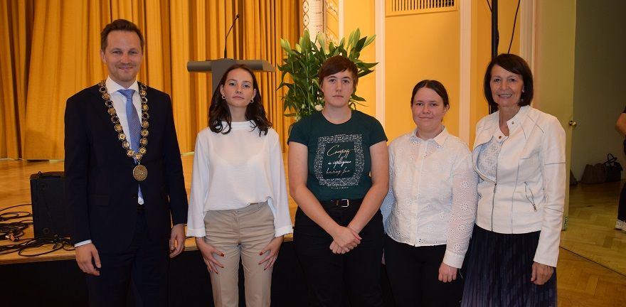 Zlati maturant generacije 2024-2025 – sprejem pri županu